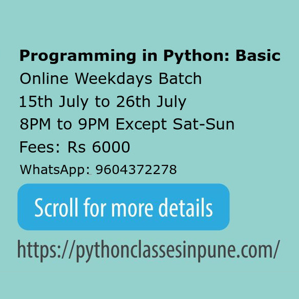 Introduction to Python 15 July 2024